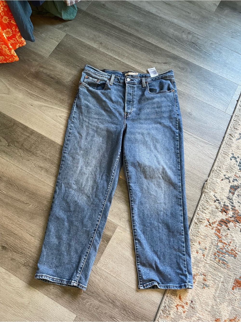 Levi’s ribcage straight leg jeans sz16W - Picture 5 of 8